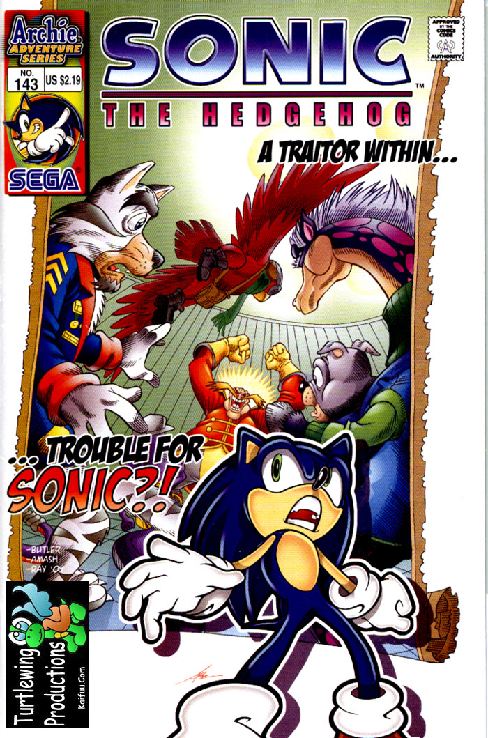 Sonic - Archie Adventure Series February 2005 Comic cover page